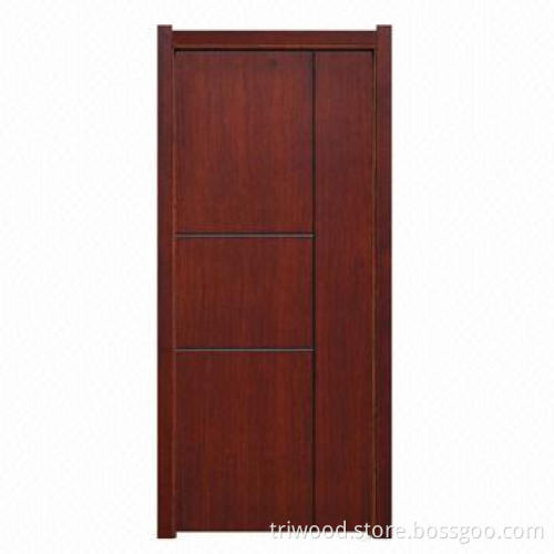 Exquisite Interior Composite Wood Door with Natural Wood Veneer and Environment-friendly Painting